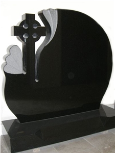 China Black Granite Tombstone