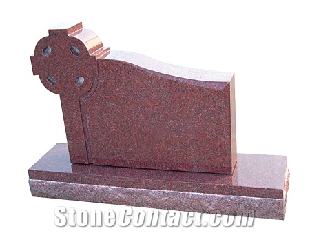 China Red Granite Tombstone
