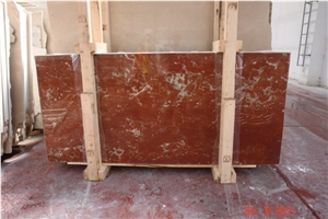 Rosso Caucasus Marble Blocks, Georgia Red Marble