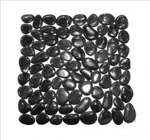 Beautiful Black Pebble Stone, Black River Stone
