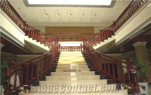 Multicolor Red Granite Step, Granite Stairs and St