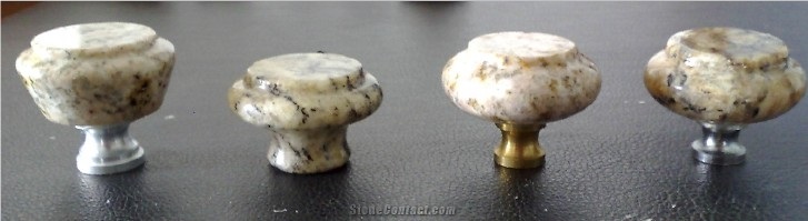 White Granite Drawer Pull