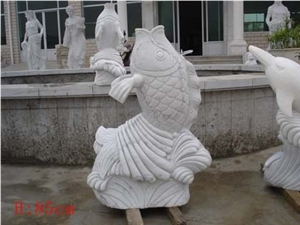 Carved Landscape Fish Md033