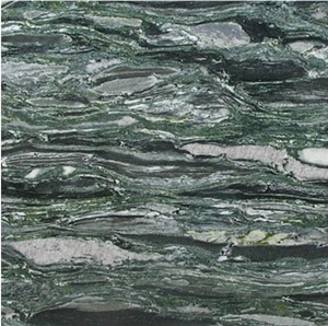 Multicolor Green (Sea Wave Green) Tiles,Slabs, Multicolor Green Granite