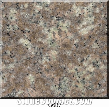 Peach Red Granite G687 Granite Tiles,Slab