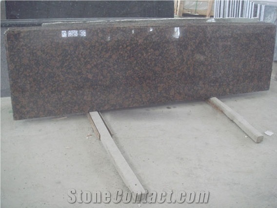 Tan Brown Granite Countertop, Kitchen Island