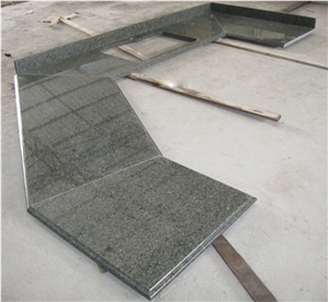Tan Brown Granite Countertop, Kitchen Island