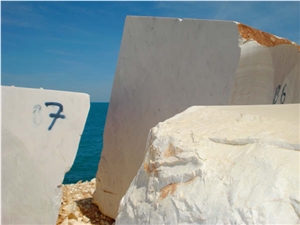 Dolomite Marble Block, Turkey White Marble