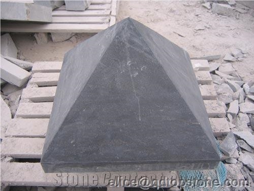 China Blue Stone Pillar Pier Caps, Quoins