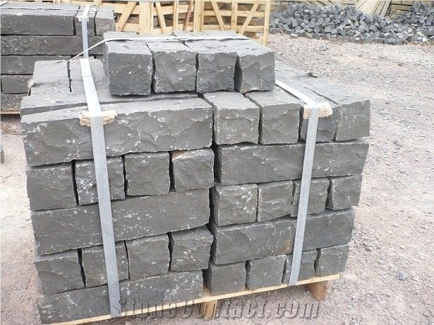 Vietnam Grey Basalt Kerbstones, kerb stones