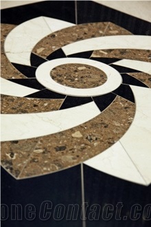 Marble Waterjet Medallion