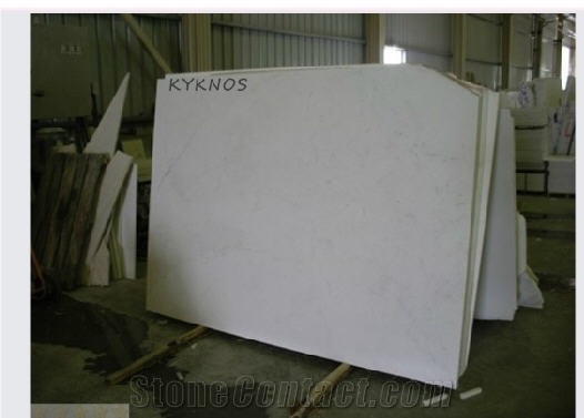 Kyknos White Marble Slabs