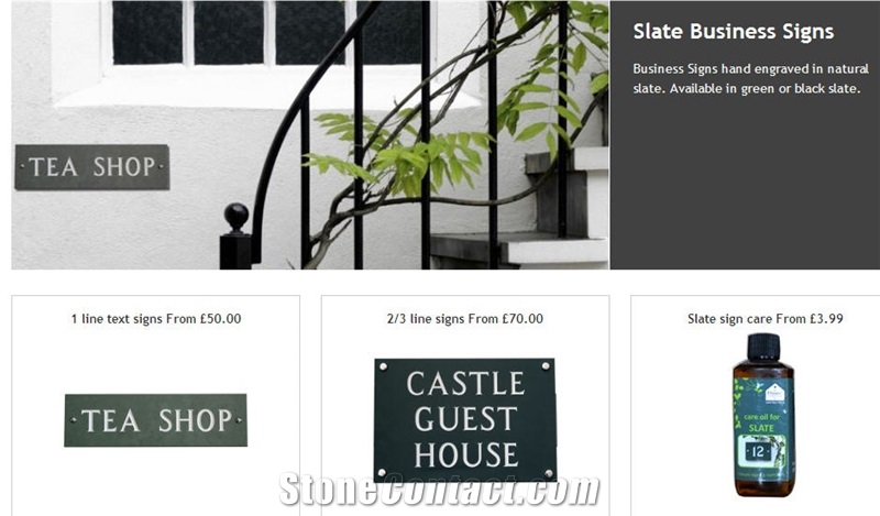 Black Slate Signs