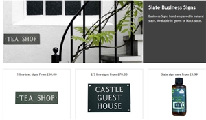 Black Slate Signs