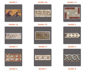 Slate Mosaic Border Line