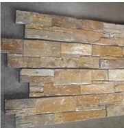 Cement Back Wall Stone, Yellow Slate Wall Stone