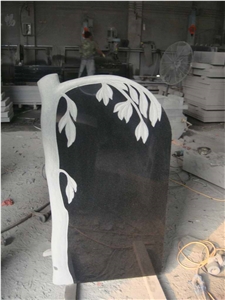 Shanxi Black Granite Headstone