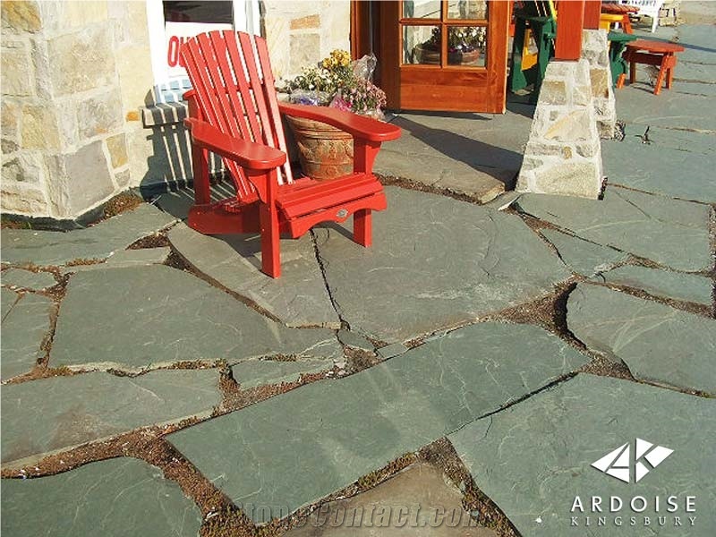Grey Slate Flagstone Paving