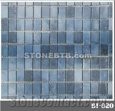 Blue Limestone Mesh Mosaic