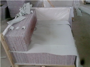 G562 Maple Red Granite Steps, G562 Granite Stairs