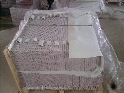 G562 Maple Red Granite Steps, G562 Granite Stairs