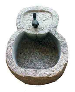 G603 Granite Birds Nest Fountain, G603 White Granite Fountain