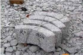 G603 Granite Curved Kerbstone, G603 White Granite Kerbstone