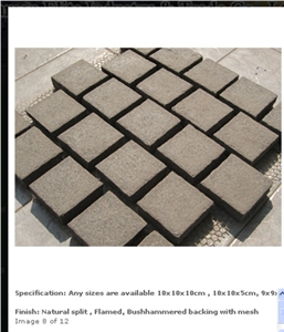 Net-paste Paving Stone, Beige Granite Paving Stone