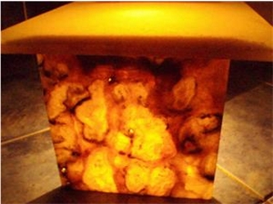 Turkey Yellow Onyx Tile