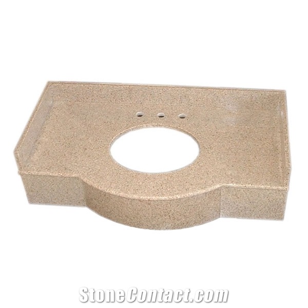 Yellow Granite Vanity Top