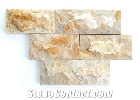 Adria Cioplita Slate Mushroom Stone, Yellow Slate Mushroom Stone