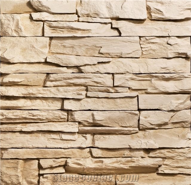 Beige Sandstone Ledge Stone