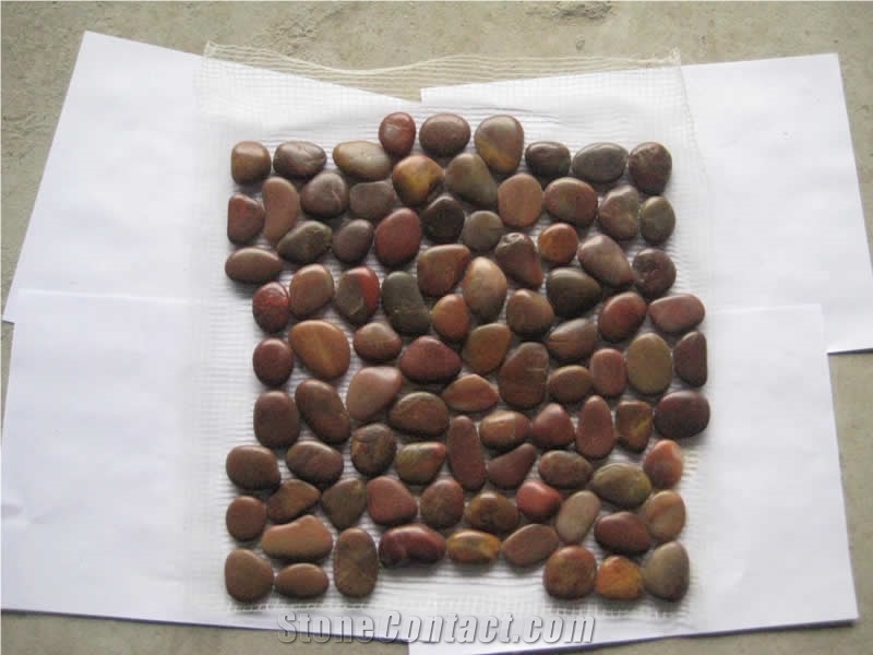 Yellow Onyx Pebble Mosaic