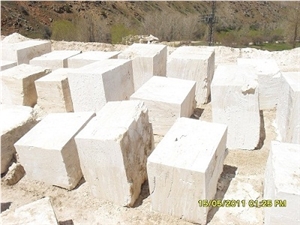 White Travertine Medium Blocks