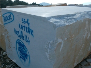 Mugla Beyaz White Marble Block
