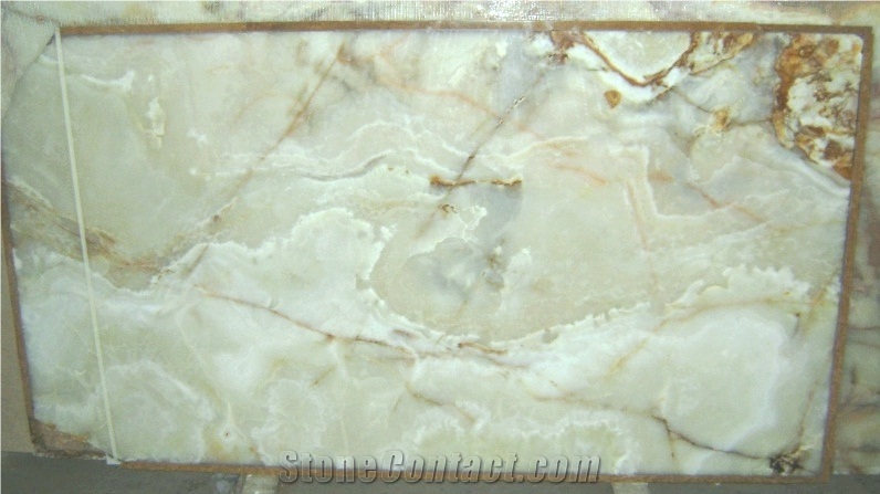 White Onyx Slabs, Pakistan White Onyx