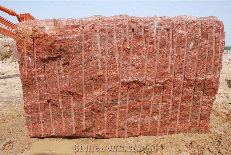 Romantica Red Granite Block