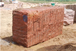 Romantica Red Granite Block