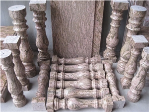 Red Dragon Granite Baluster