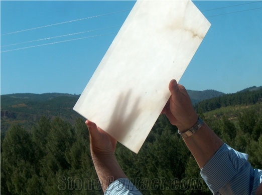 Natural Alabaster Panel, Alabastro Blanco Opaco Alabaster Slabs