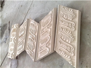 White Marble Column Base