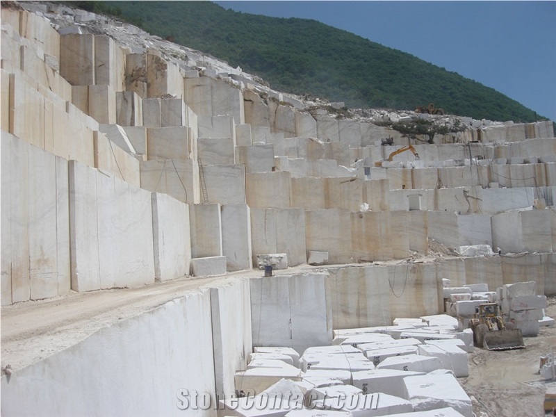 Elizabeth Quarry Blocks, Elizabeth White Marble Block