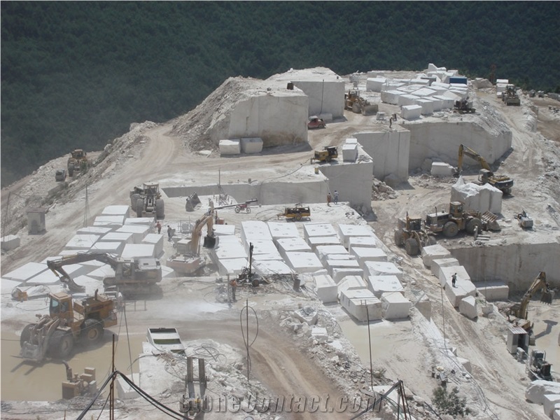 Elizabeth Quarry Blocks, Elizabeth White Marble Block
