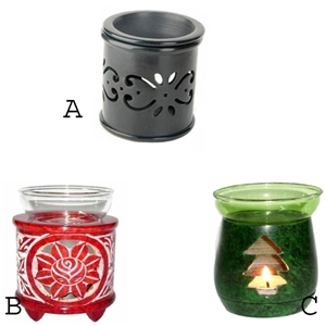 Soapstone Oil Warmer, Aromatherapy Diffusers, Arom