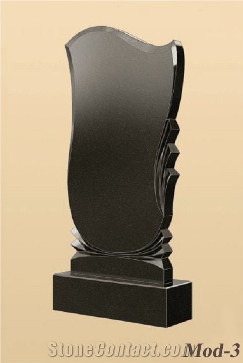 China Black Granite Monuments, Absolute Black Granite