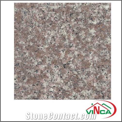 Peach Red Granite Slabs, China Pink Granite