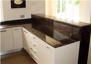 Kitchen Tops, Cosmic Black Granite