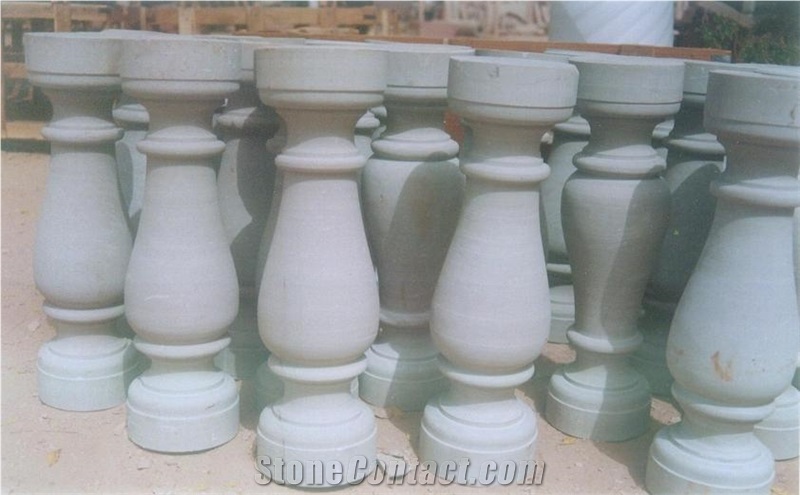 Dholpur White Sandstone Balustrade