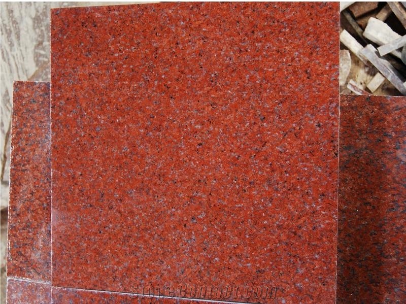 Jhansi Red Granites Tiles, Jhansi Red Granites,India Red Granite