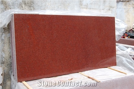 Jhansi Red Granites Tiles, Jhansi Red Granites,India Red Granite